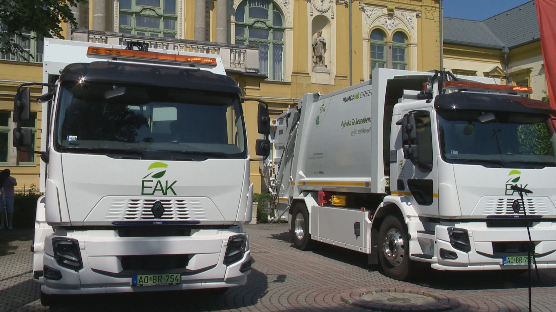 Zöld hulladékszállító